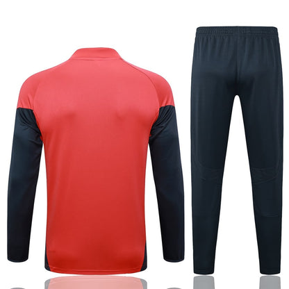 Survetement Bayern Munich Training Homme/Enfant 2025 2026 Rouge Noir