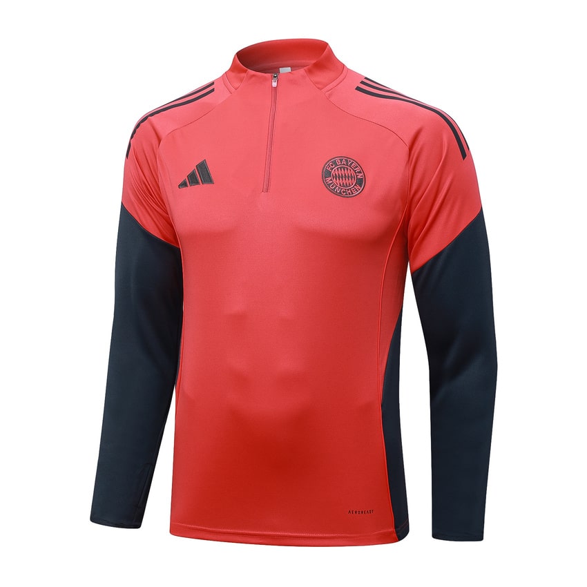 Survetement Bayern Munich Training Homme/Enfant 2025 2026 Rouge Noir