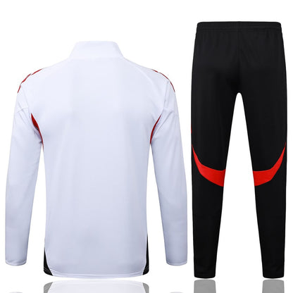 Survetement Bayern Munich Veste Homme/Enfant  2025 2026 Blanc Clair
