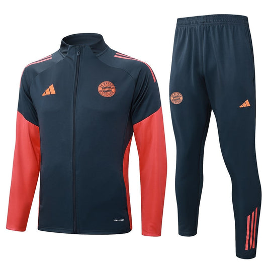 Survetement Bayern Munich Veste Homme/Enfant  2025 2026 Noir Rouge