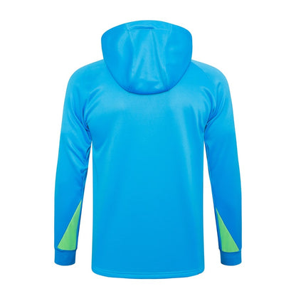 Survetement Bresil Sweat Training Homme/Enfant 2024 2025 Bleu Océan