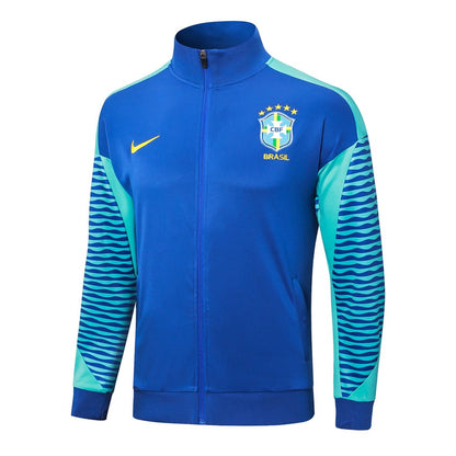 Survetement Bresil Veste Homme/Enfant 2024 2025 Bleu Éclatant