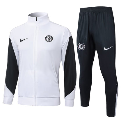 Survetement Chelsea Veste Homme/Enfant  2025 2026 Blanc Noir