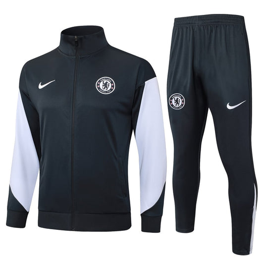 Survetement Chelsea Veste Homme/Enfant  2025 2026 Noir Blanc