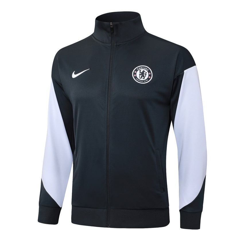 Survetement Chelsea Veste Homme/Enfant  2025 2026 Noir Blanc