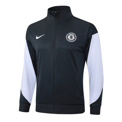 Survetement Chelsea Veste Homme/Enfant  2025 2026 Noir Blanc