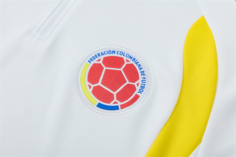 Survetement Colombie Training Homme/Enfant 2026 2027 Blanc
