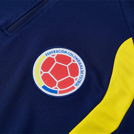 Survetement Colombie Training Homme/Enfant 2026 2027 Bleu Saphir