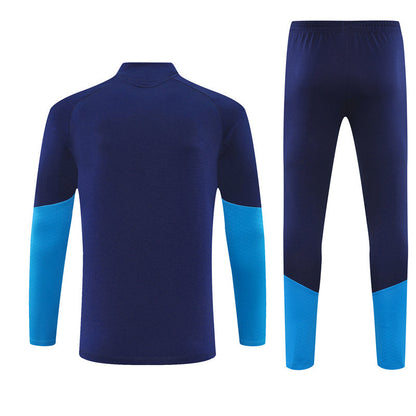 Survetement Espagne Training Homme/Enfant 2026 2027 Bleu Foncé