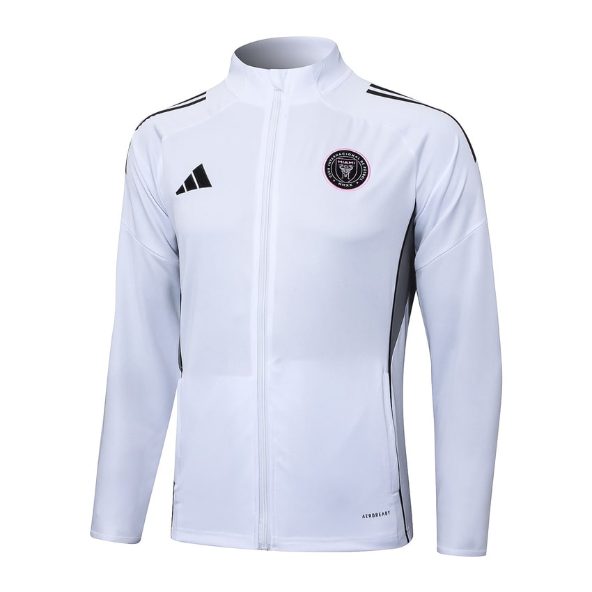Survetement Inter Miami Veste Homme/Enfant  2025 2026 Blanc Noir