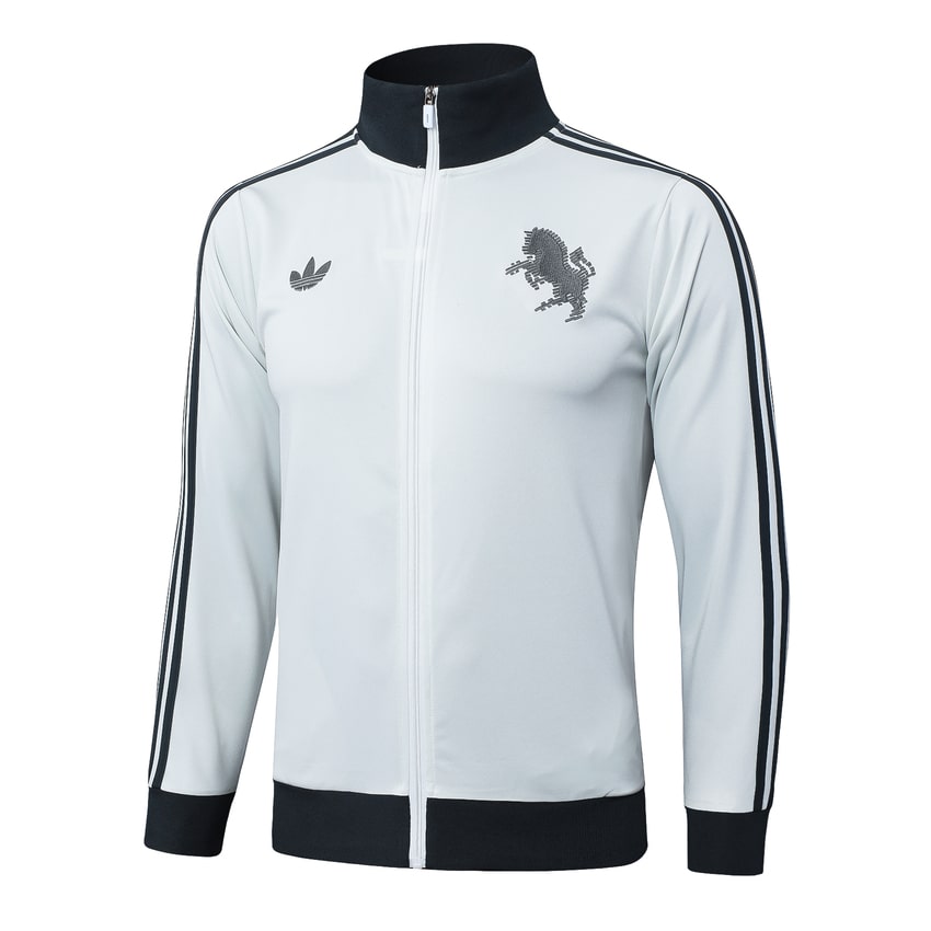 Survetement Juventus Veste Homme/Enfant  2024 2025 Blanc Clair