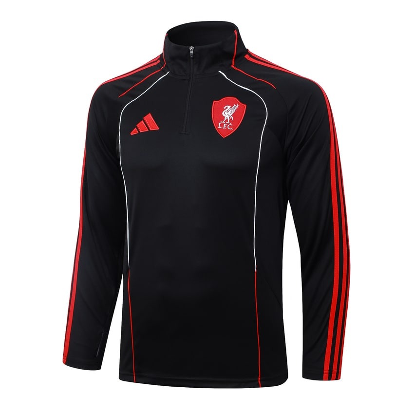 Survetement Liverpool Training Homme/Enfant 2025 2026 Rouge Noir