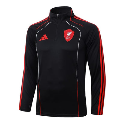 Survetement Liverpool Training Homme/Enfant 2025 2026 Rouge Noir
