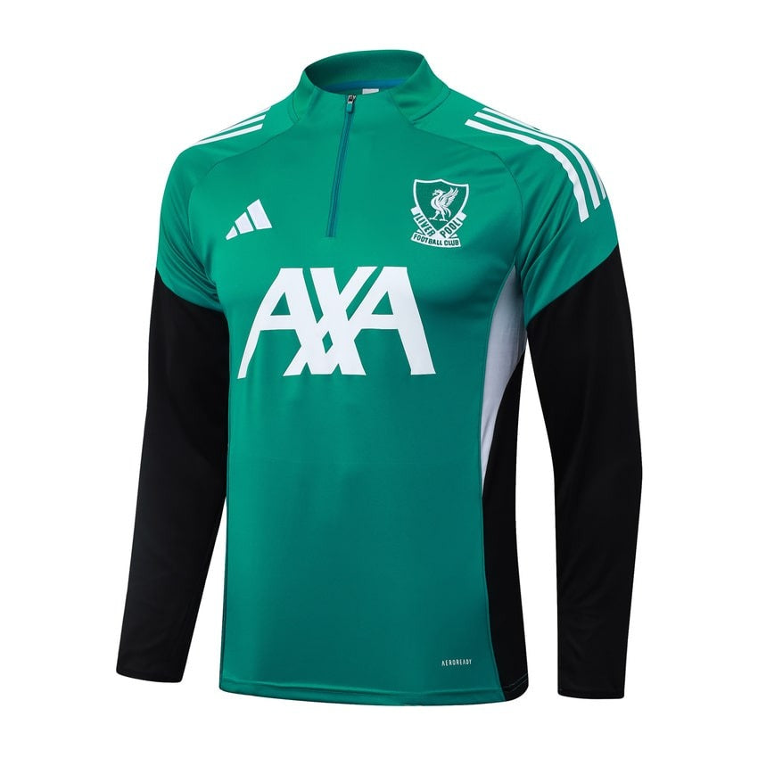 Survetement Liverpool Training Homme/Enfant 2025 2026 Vert Noir