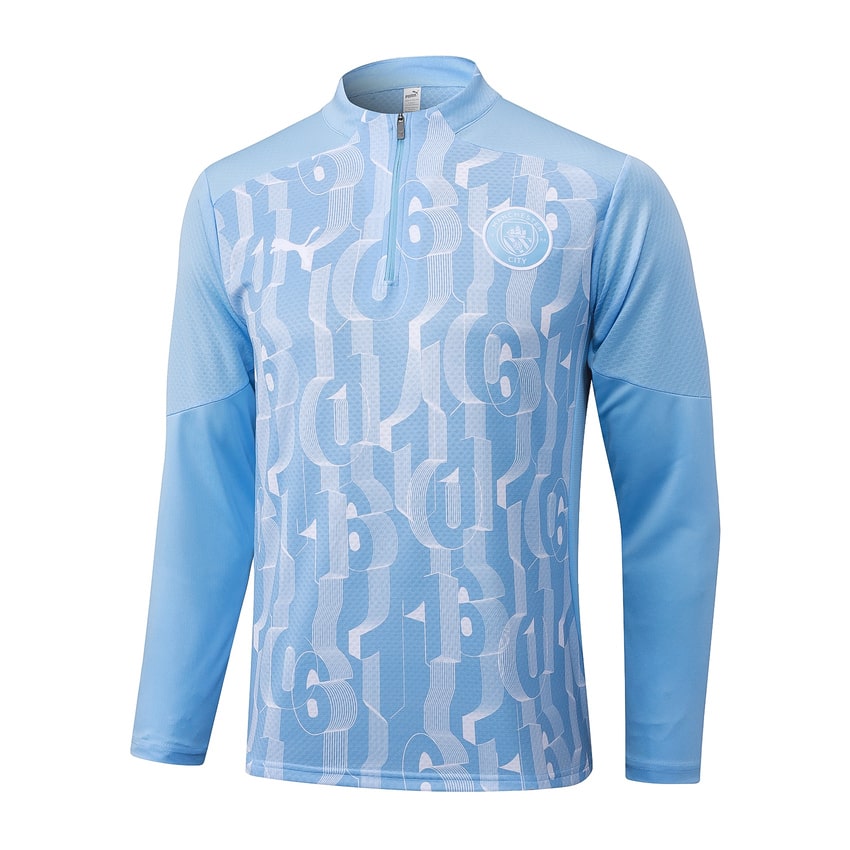 Survetement Manchester City Training Homme/Enfant 2024 2025 Bleu Ciel