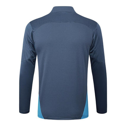 Survetement Manchester City Training Homme/Enfant 2024 2025 Bleu Foncé