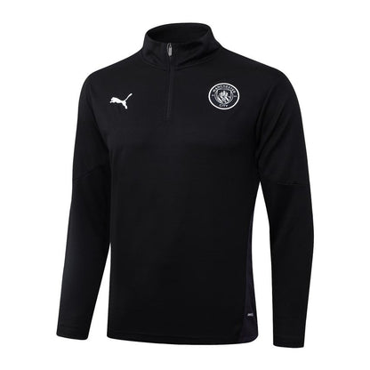 Survetement Manchester City Training Homme/Enfant 2025 2026 Noir Sombre