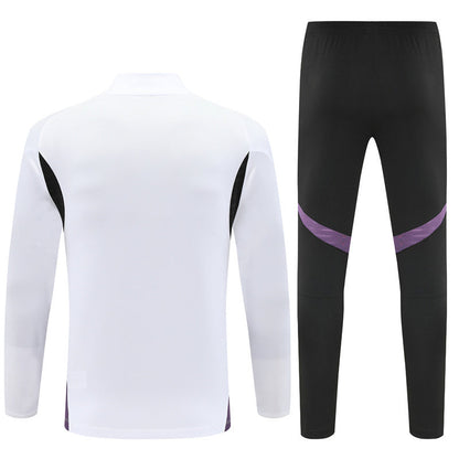 Survetement Manchester United Training Homme/Enfant 2025 2026 Blanc Violet