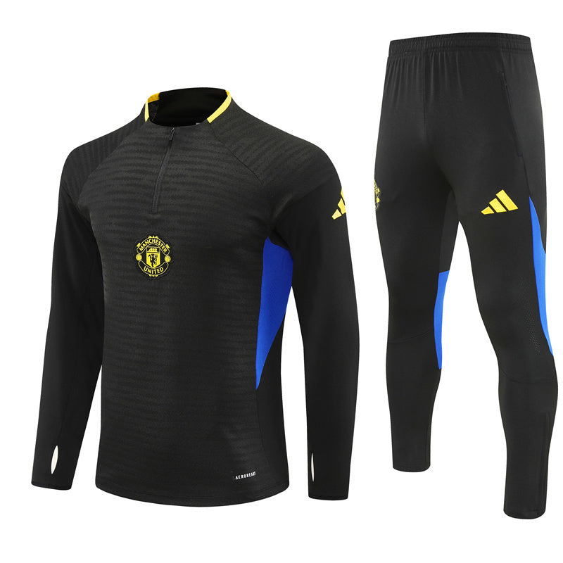 Survetement Manchester United Training Homme/Enfant 2025 2026 Noir