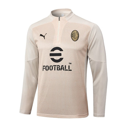 Survetement Milan AC Training Homme/Enfant 2024 2025 Beige
