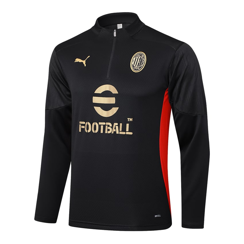 Survetement Milan AC Training Homme/Enfant 2024 2025 Noir