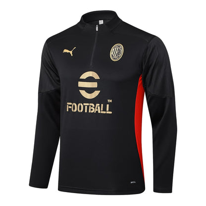 Survetement Milan AC Training Homme/Enfant 2024 2025 Noir