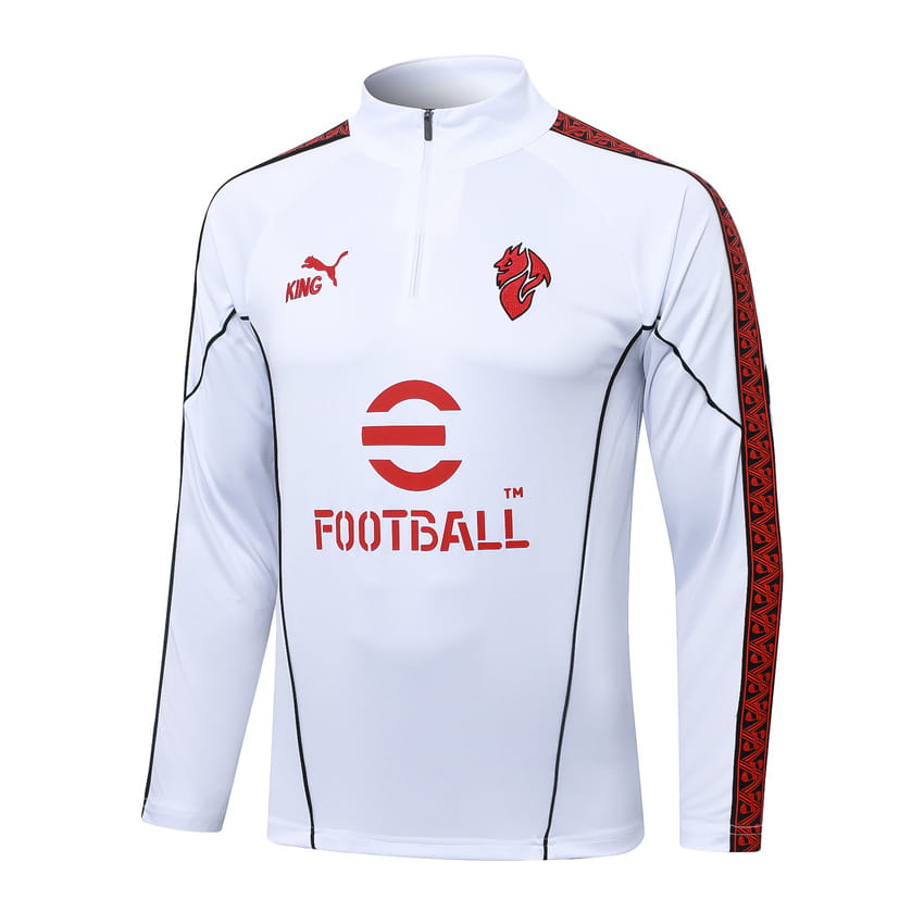 Survetement Milan AC Training Homme/Enfant 2025 2026 Blanc