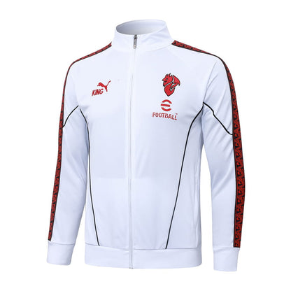Survetement Milan AC Veste Homme/Enfant 2025 2026 Blanc
