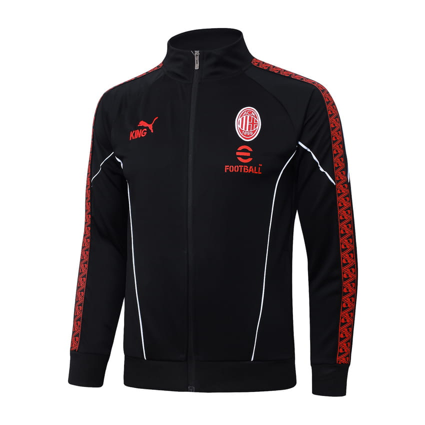 Survetement Milan AC Veste Homme/Enfant 2025 2026 Noir