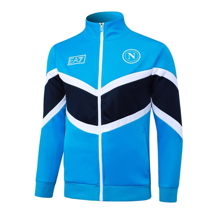 Survetement Naples Veste Homme/Enfant 2025 2026 Bleu Ciel