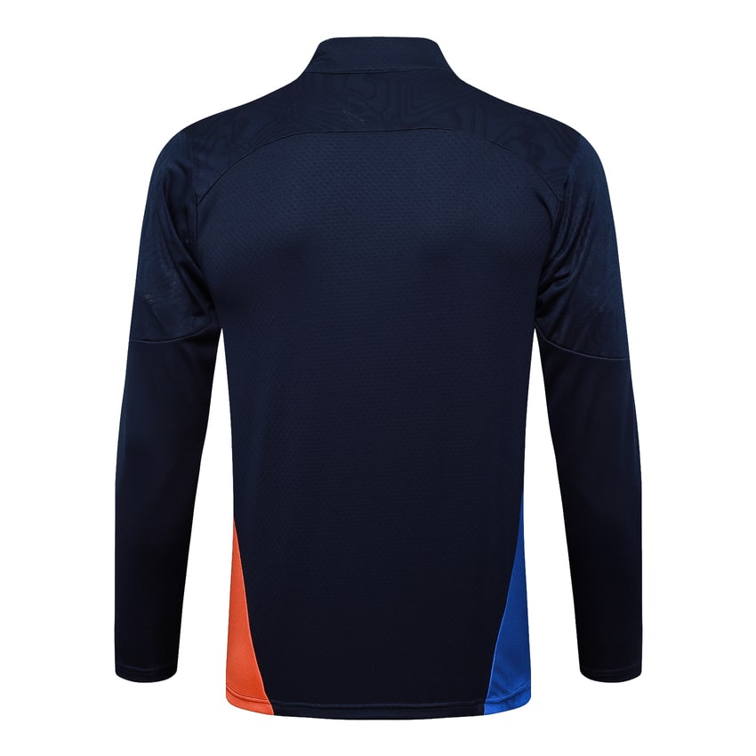 Survetement Marseille OM Training Homme/Enfant 2025 2026 Bleu Foncé