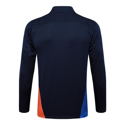 Survetement Marseille OM Training Homme/Enfant 2025 2026 Bleu Foncé