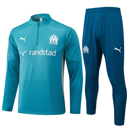 Survetement Marseille OM Training Homme/Enfant 2025 2026 Vert Clair