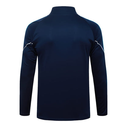 Survetement Marseille OM Training Homme/Enfant 2025 2026 Bleu Marine