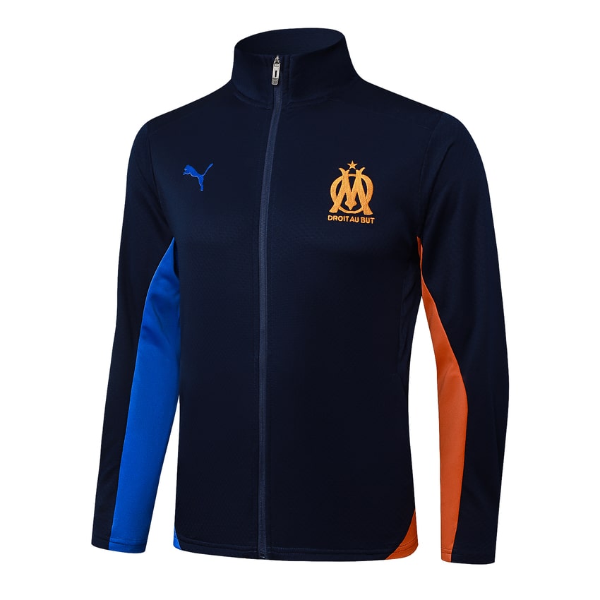 Survetement Marseille OM Veste Homme/Enfant  2025 2026 Bleu