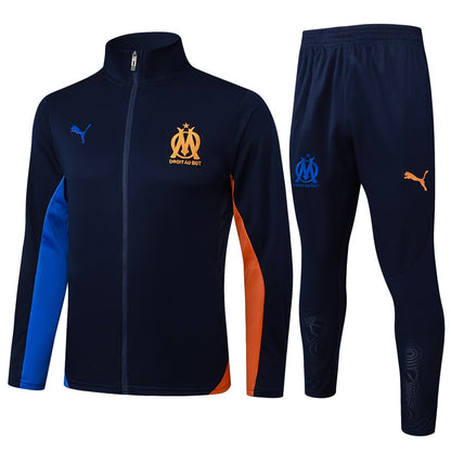 Survetement Marseille OM Veste Homme/Enfant  2025 2026 Bleu