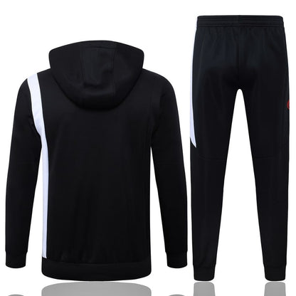 Survetement PSG Sweat Homme/Enfant 2025 2026 Noir Blanc
