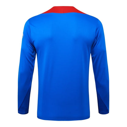 Survetement PSG Training Homme/Enfant 2025 2026 Bleu Rouge
