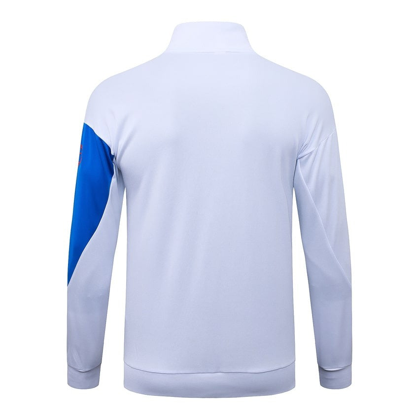 Survetement PSG Veste Homme/Enfant 2025 2026 Blanc