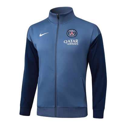 Survetement PSG Veste Homme/Enfant 2025 2026 Bleu Océan