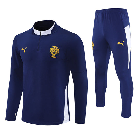 Survetement Portugal Training Homme/Enfant 2025 2026 Bleu