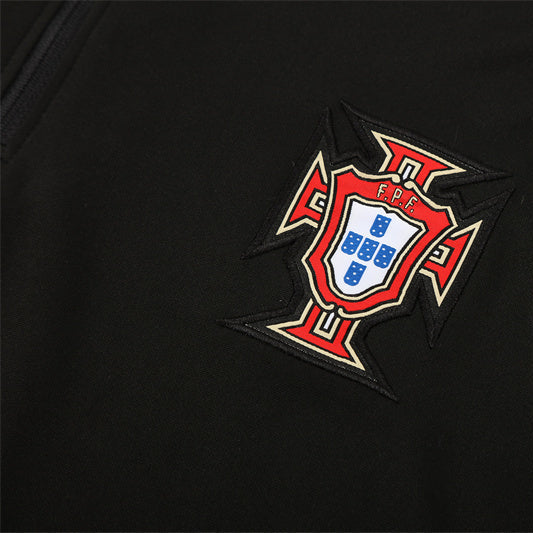 Survetement Portugal Training Homme/Enfant 2025 2026 Noir
