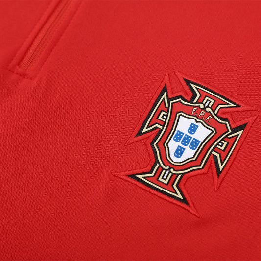 Survetement Portugal Training Homme/Enfant 2025 2026 Rouge