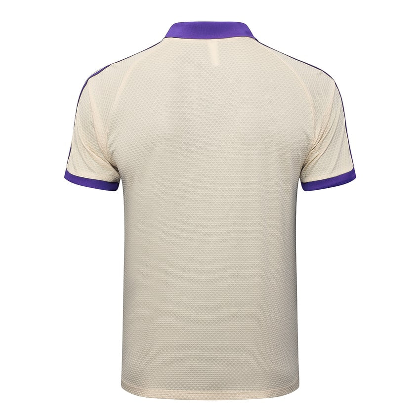 Polo Real Madrid Homme 2025 2026 Beige Violet