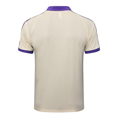 Polo Real Madrid Homme 2025 2026 Beige Violet