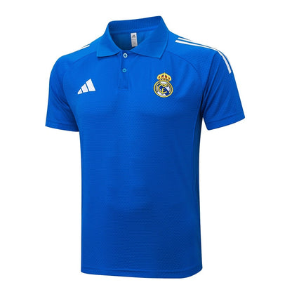 Polo Real Madrid Homme 2025 2026 Bleu Clair
