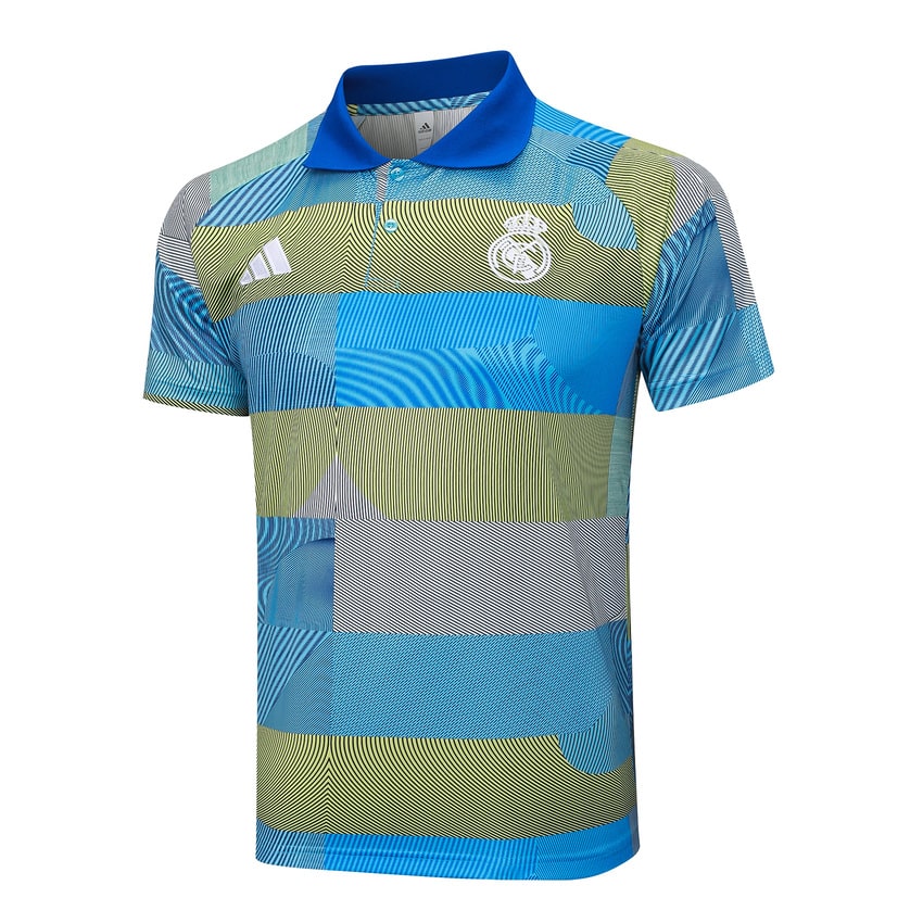 Polo Real Madrid Homme 2025 2026 Bleu Vert
