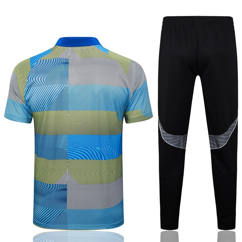 Polo Real Madrid Homme 2025 2026 Bleu Vert
