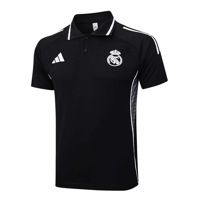 Polo Real Madrid Homme 2025 2026 Noir Sombre