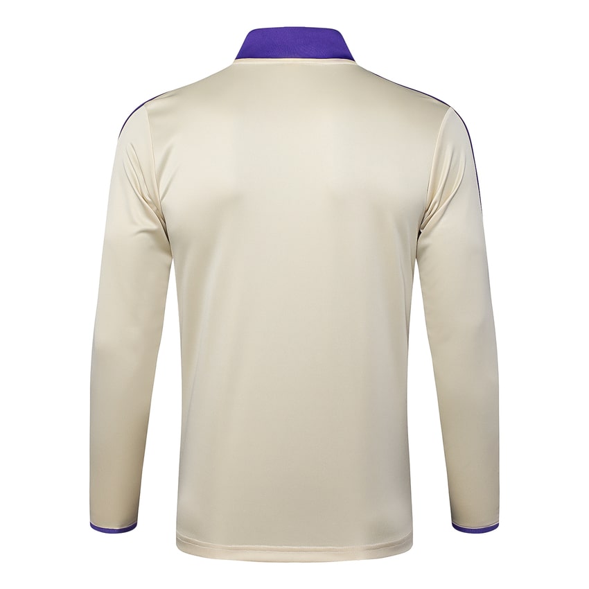 Survetement Real Madrid Training Homme/Enfant 2025 2026 Beige Violet